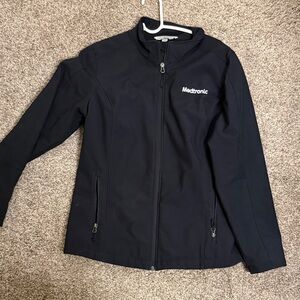 Port Authority Women's Black Utility Jacket with Medtronic logo